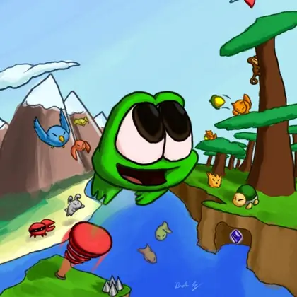 Frog Hop Nintendo Switch okładka gry