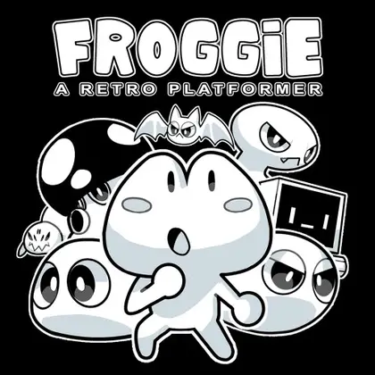Froggie - A Retro Platformer Nintendo Switch okładka gry