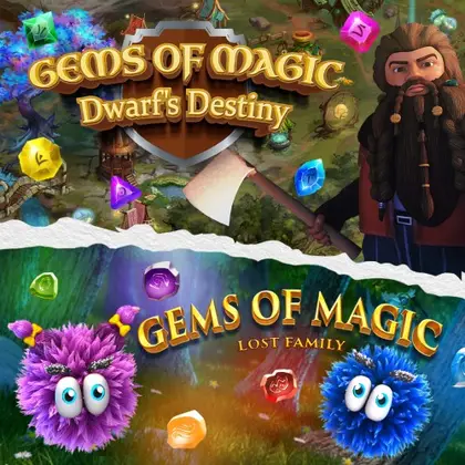 Gems of Magic: Double Pack Nintendo Switch okładka gry