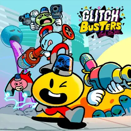Glitch Busters: Stuck On You Nintendo Switch okładka gry