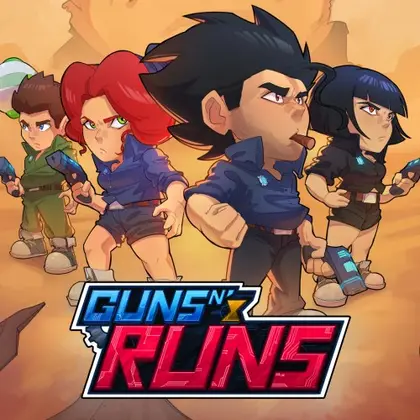 Guns N' Runs Nintendo Switch okładka gry