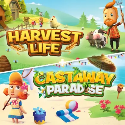 Harvest Life + Castaway Paradise Nintendo Switch okładka gry