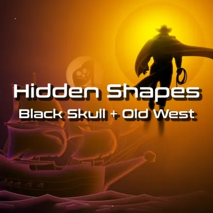 Hidden Shapes: Black Skull + Old West Nintendo Switch okładka gry