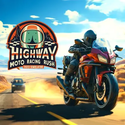 Highway Moto Racing Rush 2023 Simulator Nintendo Switch okładka gry