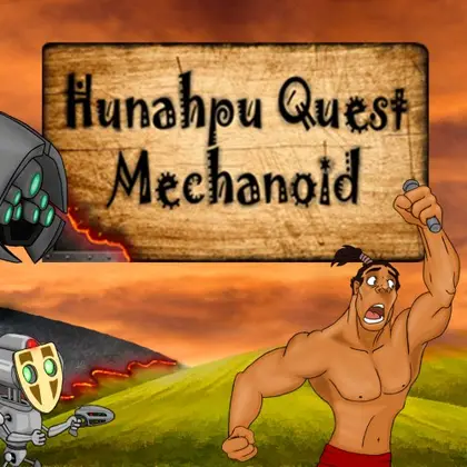 Hunahpu Quest. Mechanoid Nintendo Switch okładka gry
