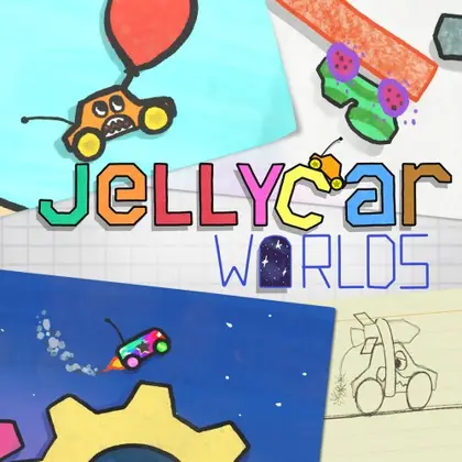 JellyCar Worlds Nintendo Switch okładka gry