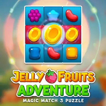 Jelly Fruits Adventure: Magic Match 3 Puzzle Nintendo Switch okładka gry