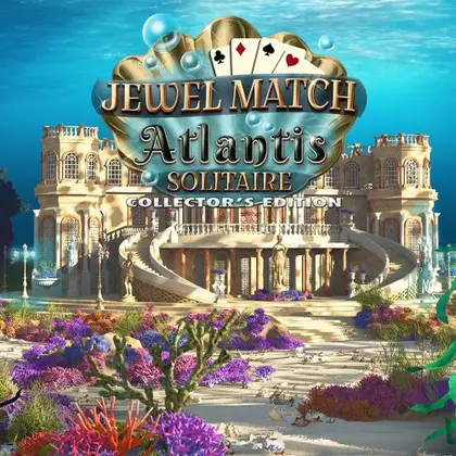 Jewel Match Atlantis Solitaire Collector's Edition Nintendo Switch okładka gry