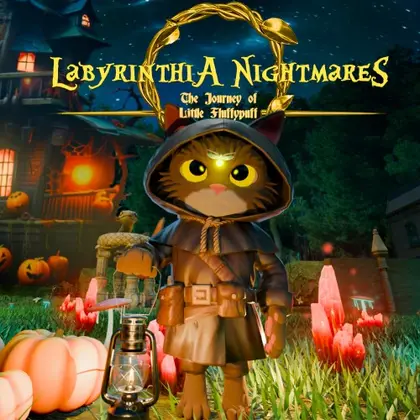 Labyrinthia Nightmares: THE JOURNEY OF LITTLE FLUFFYPUFF Nintendo Switch okładka gry