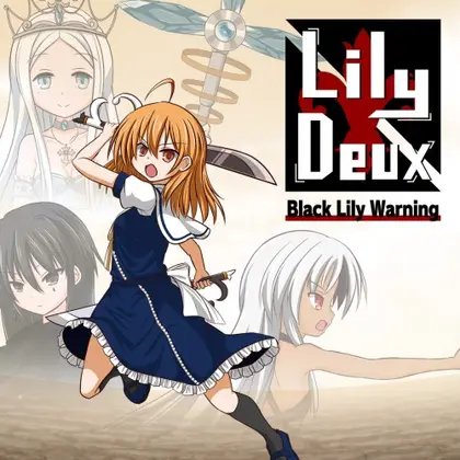 LilyDeux Black Lily Warning Nintendo Switch okładka gry