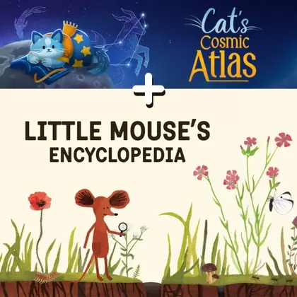 Little Mouse's Encyclopedia + Cat's Cosmic Atlas Nintendo Switch okładka gry