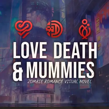 Love, Death & Mummies: Zombie Romance Visual Novel Nintendo Switch okładka gry