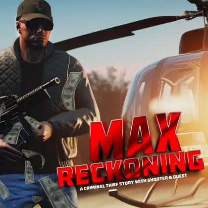 Max Reckoning - A Criminal Thief Story With Shooter & Quest Nintendo Switch okładka gry