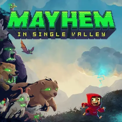 Mayhem in Single Valley Nintendo Switch okładka gry