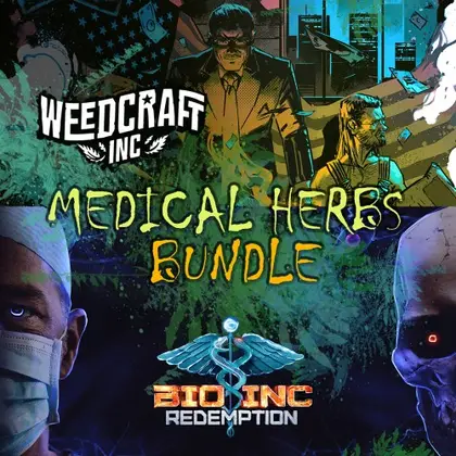 Medical Herbs Bundle - Bio Inc. Redemption + Weedcraft Inc Nintendo Switch okładka gry