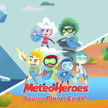 MeteoHeroes Saving Planet Earth! Nintendo Switch okładka gry
