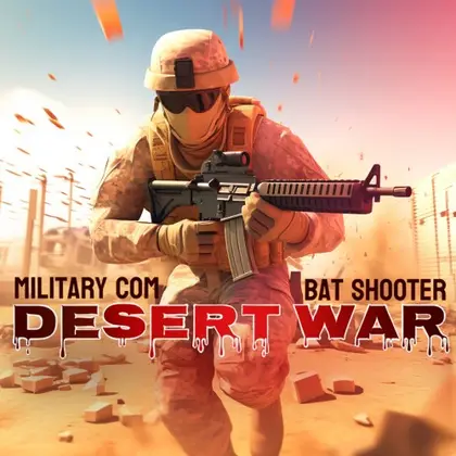 Military Combat Shooter Desert War Nintendo Switch okładka gry