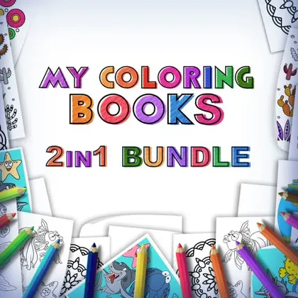 My Coloring Books - 2 in 1 Bundle Nintendo Switch okładka gry