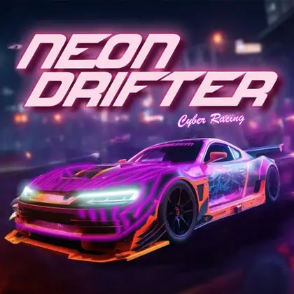 Neon Drifter - Cyber Racing Nintendo Switch okładka gry