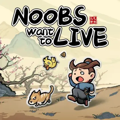 Noobs Want to Live Nintendo Switch okładka gry