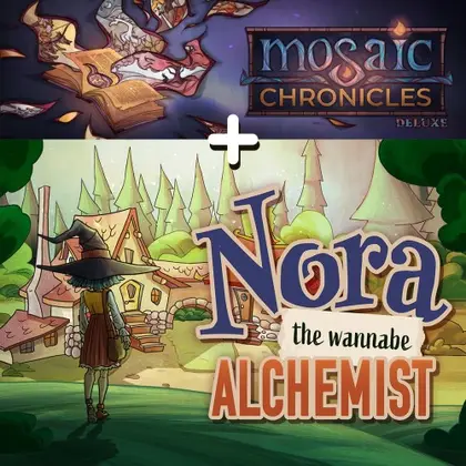 Nora: The Wannabe Alchemist + Mosaic Chronicles Deluxe Nintendo Switch okładka gry