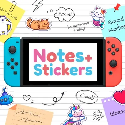 Notes + Stickers Nintendo Switch okładka gry