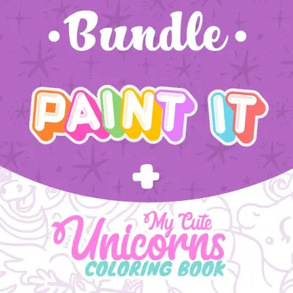 Paint it + My Cute Unicorns Bundle Nintendo Switch okładka gry