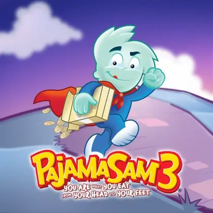 Pajama Sam 3: You Are What You Eat From Your Head To Your Feet Nintendo Switch okładka gry