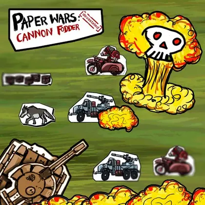 Paper Wars: Cannon Fodder Devastated Nintendo Switch okładka gry
