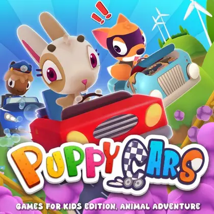 Puppy Cars: Games for Kids Edition, Animal adventure Nintendo Switch okładka gry