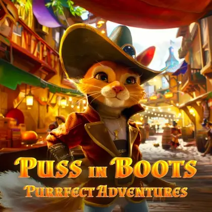 Puss in Boots: Purrfect Adventures Nintendo Switch okładka gry