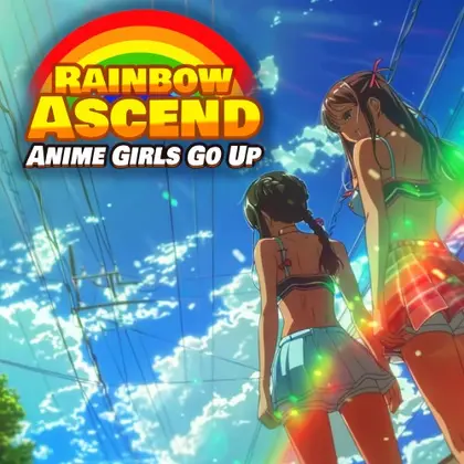 Rainbow Ascend: Anime Girls Go Up Nintendo Switch okładka gry