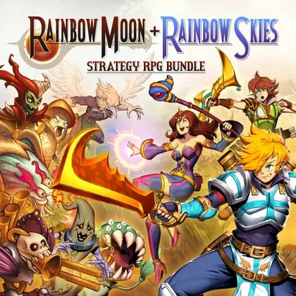Rainbow Moon + Rainbow Skies Strategy RPG Bundle Nintendo Switch okładka gry