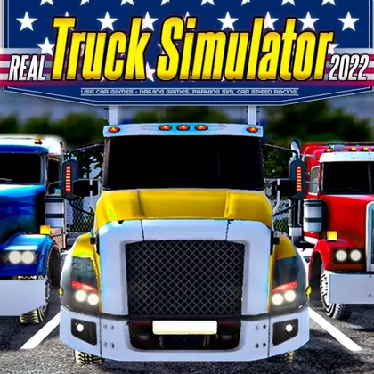 Real Truck Simulator USA Car Games - Driving Games, Parking Sim, Car Speed Racing 2022 Nintendo Switch okładka gry