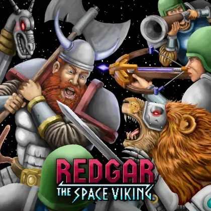 Redgar: The Space Viking Nintendo Switch okładka gry