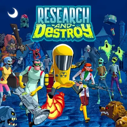 RESEARCH and DESTROY Nintendo Switch okładka gry