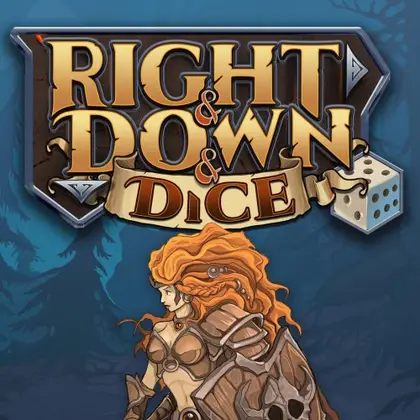 Right and Down and Dice Nintendo Switch okładka gry