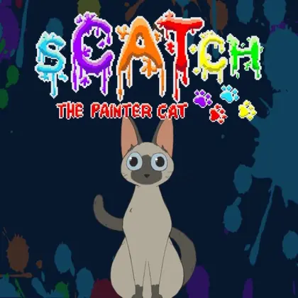 sCATch: The Painter Cat Nintendo Switch okładka gry