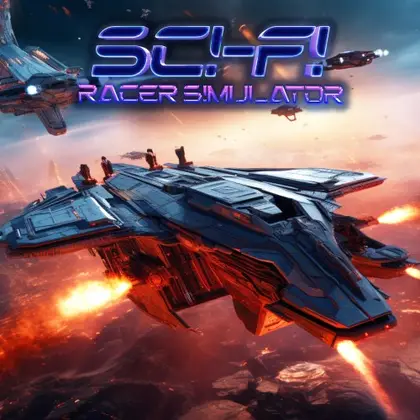SciFi Racer Simulator Nintendo Switch okładka gry