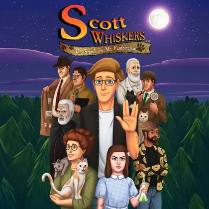 Scott Whiskers in: the Search for Mr. Fumbleclaw Nintendo Switch okładka gry