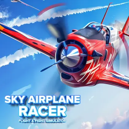 Sky Airplane Racer: Flight & Fight Simulator Nintendo Switch okładka gry
