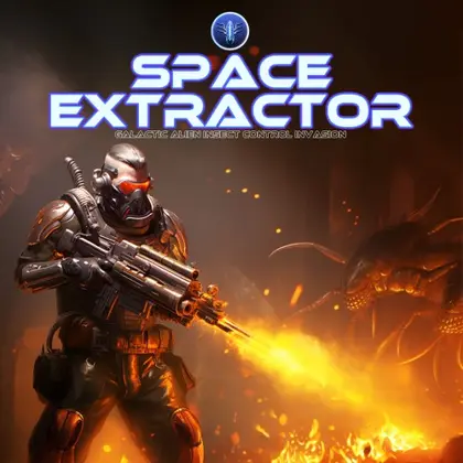 Space Extractor: Galactic Alien Insect Control Invasion Nintendo Switch okładka gry