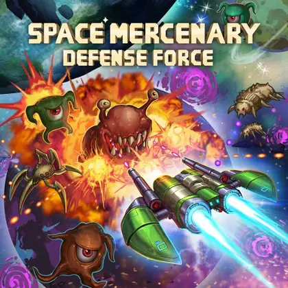 Space Mercenary Defense Force Nintendo Switch okładka gry