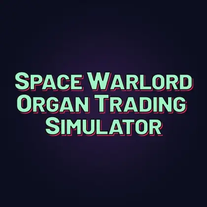Space Warlord Organ Trading Simulator Nintendo Switch okładka gry