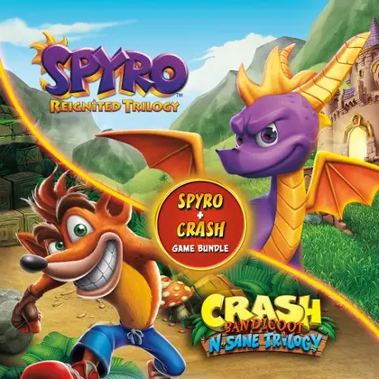 Spyro + Crash Remastered Game Bundle Nintendo Switch okładka gry