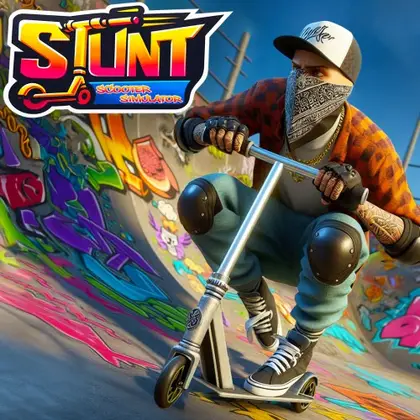 Stunt Scooter Simulator Nintendo Switch okładka gry