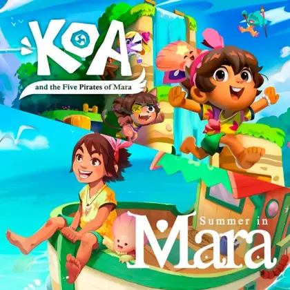 Summer in Mara + Koa and the Five Pirates of Mara Nintendo Switch okładka gry