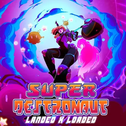 Super Destronaut Landed X Loaded Nintendo Switch okładka gry