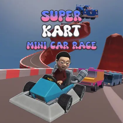 Super Kart Mini Car Race Nintendo Switch okładka gry