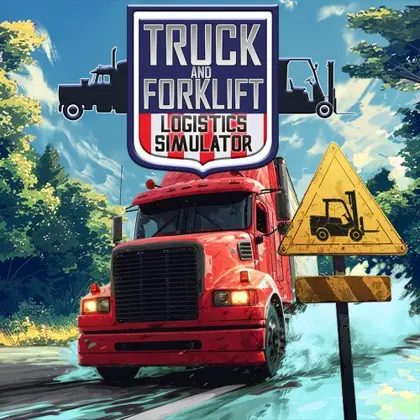 Truck and Forklift Logistic Simulator Nintendo Switch okładka gry